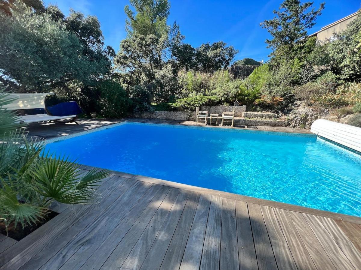 Le Havre De Paix En Garrigue 4 Chambres 3 Sdb Piscine Bezouce Exterior foto